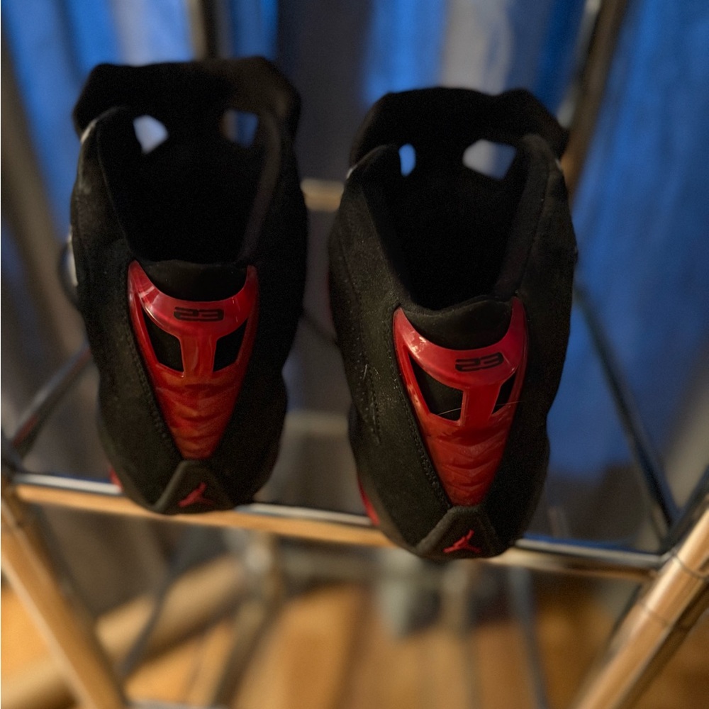 Jordans Black and Red Sneakers - Picture 3 of 6
